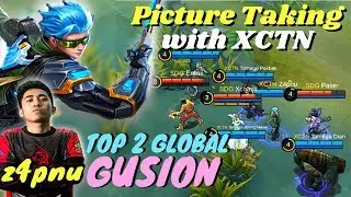 z4pnu Gusion Cyber Ops, New Gusion Skin Gameplay & Build Top 2 Global Gusion [XCTN Full Squad]