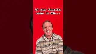 What your favorite color tells about you - Red #tonyb #favoritecolor #colors #colorfact #shorts