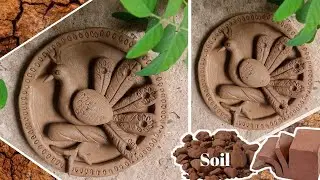 Peacock Making With Clay🦚🦚||Mitti Se Mor Banayen||#𝗖𝗹𝗮𝘆𝗮𝗿𝘁 #𝗣𝗼𝗼𝗻𝗮𝗺 𝗖𝗿𝗮𝗳𝘁𝗲𝗿 #𝗬𝗼𝘂𝘁𝘂𝗯𝗲 𝗣𝗮𝗿𝘁𝗻𝗲𝗿 #𝗦𝗵𝗼𝗿𝘁𝘀😱