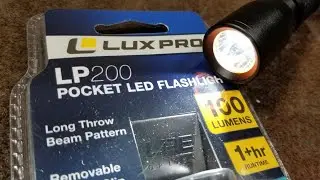 LuxPro LP200 Single AA 100 Lumen Flashlight Review