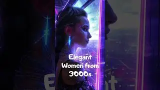 AI Draws Elegant Women from 3000s - Part I. #aiart #aiwomen #midjourney