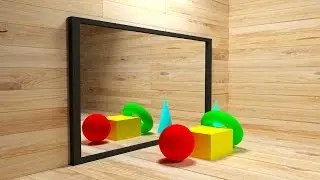 V-Ray Maya - Make Easy Mirror Tutorial  | How To Create a Mirror in Maya 2016 V-ray