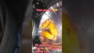 Yummy poha Aalu roll😋😋