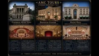 Three Performing Arts Venues:  Pittsburgh, PA