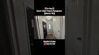 For Rent 🚨Detroit🚨Dairek Yaldoo Property Management Inc.
