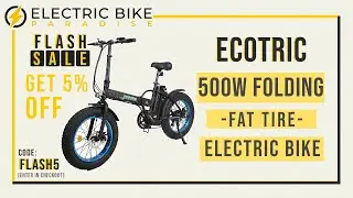 Ecotric 36V/12Ah 500W Folding Fat Tire Electric Bike FAT20810 Review by Electric Bike Paradise