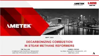 Webinar - Decarbonizing Combustion in Steam Methane Reformers