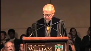 Commencement 2012: President Taylor Reveley's closing remarks