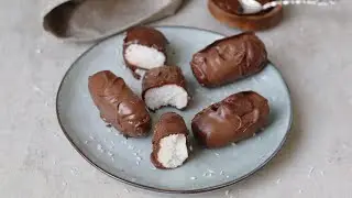 Рецепт шоколадно-кокосовых батончиков (домашняя награда / курганы)