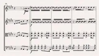 I Won't Give Up String Quartet Sheet Music Cover Jason Mraz