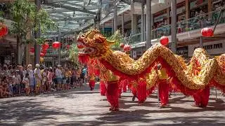 Spectacular Dragon & Lion Dance Performance | Chinese New Year 2026 | Bagatelle Mall Maurtius