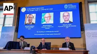 Susumu Kitagawa, Richard Robson and Omar M. Yaghi win Nobel Prize in chemistry