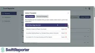 SwiftReporter Pre-Built Templates Tutorial | Save Time on Home Inspection Reports