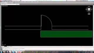 AutoCAD tutorial 6: Mirror, rotate, stretch, trim, extend, explode, and fillet.