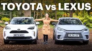 Какой гибридный внедорожник ЛУЧШЕ?! Сравнение подержанных автомобилей Lexus LBX и Toyota Yaris Cr...