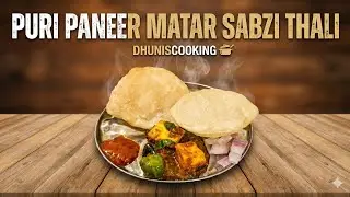 🍲 Tiny Hands, Big Flavor: Cooking Matar Paneer & Puri in a Miniature Kitchen!