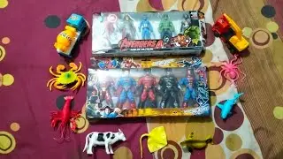 Hunting toys,stingray,sea lion,cow,shark,gurita,truck excavator,Hero,lobster,crab,truck molen