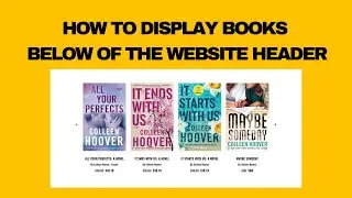 How to add a book slider below the website header section - Author Portfolio Pro WordPress Theme