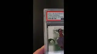2001 SP Authentic Golf Tiger Woods ROOKIE AUTO /900 #45 PSA 10 GEM MINT