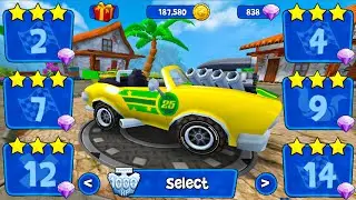 Championship Lightning 1000 HP Max ft. B'zorp (Insane Races!) &mdash; Beach Buggy Racing 2014