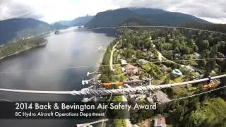 2014 Back & Bevington Air Safety Award BC Hydro Aircraft Operations Department