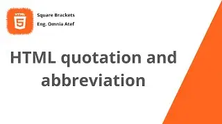 12 - learn HTML | block quote | Quotation | Abbreviation | Address | Cite | bi-directional