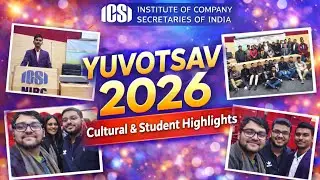 YUVOTSAV 2026 | ICSI Delhi Chapter | Cultural Highlights & Memories | Part 1 .
