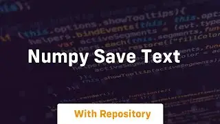 numpy save text