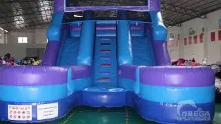 16FT Modular Dual Lane Water Slide