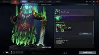 Dota 2: Wraith King - Grim Destiny Cache Set Preview