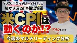 【FX週間レポート】2月9日-2月13日💡米NFP雇用統計・米CPI に注目💡米ドル高へ回帰するなら、ゴールド下落・株安進行・インフレ停滞