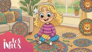Las Mandalas 🎨 Manualidades para Niños 🌀 | Los Influs