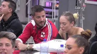 Zadruga 3 - Marko i Luna se svađaju za stolom zbog Gattozza - 28.04.2020.