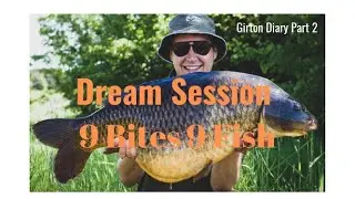 Blog 4 - Girton Diary What a dream session...9 bites 9 fish