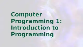 Computer Programming topic 1 - types of language