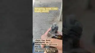 Snow Cap Mods - Avalanche V2 & Damn Vape - Nitrous RDA