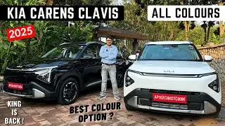 2025 Kia Carens Clavis All New 8 Colours - Black, Ivory Silver Gloss, White, Blue, Silver,Grey,Green