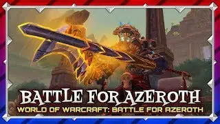 Warfront Gameplay. Horde Warrior. Battle For Azeroth