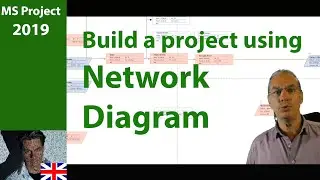 # 52.2 MS Project 2019 ● Build a Project using Network Diagram ● Simple ● PMP or CAPM