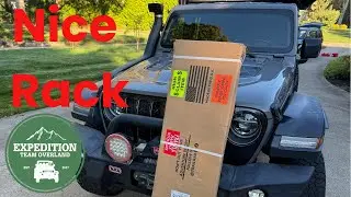 Отличный багажник! Модульный багажник TrailRax на крышу Jeep Gladiator. Установка.