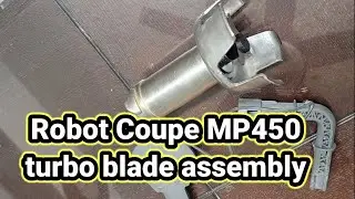 Robot Coupe  MP450 turbo blade assembly