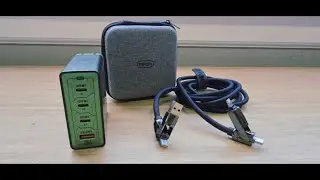 Сетевое зарядное устройство Mfish 140 Вт 4-в-1 и кабель для быстрой зарядки 4-в-1