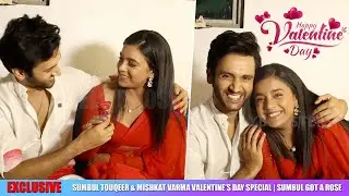 Sumbul Touqeer, & Mishkat Varma Valentine's Day Special | Exclusive Interview | Sumbul got a Rose 🌹