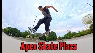 Skateboarding Apex Skate Plaza