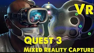 OG VR Gamer Plays Squingle VR on Quest 3 PCVR - Mixed Reality Capture