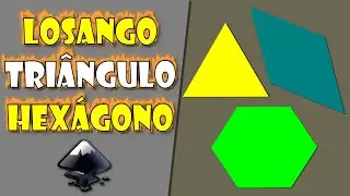 Criar FIGURAS GEOMÉTRICAS no Inkscape - Triângulo, Losango, Pentágono, Hexágono