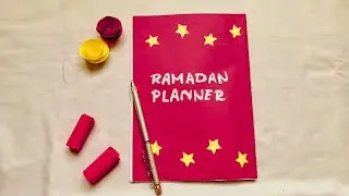 #diyjournal #ramadanplanner #papercrafts DIY journal for beginners | Ramadan planner |