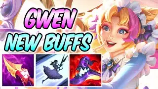 *NEW AMAZING GWEN BUFFS* INSANE DAMAGE FULL AP GWEN MID GAMEPLAY | Build & Runes | League of Legends