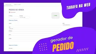 Emissor de Pedido Online e Gratuito