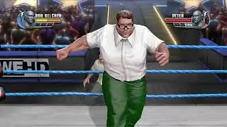 WWE ALL STARS | Peter Griffin vs Bob Belcher | 1 on 1 Full Match | PS3 | 108060FPS |